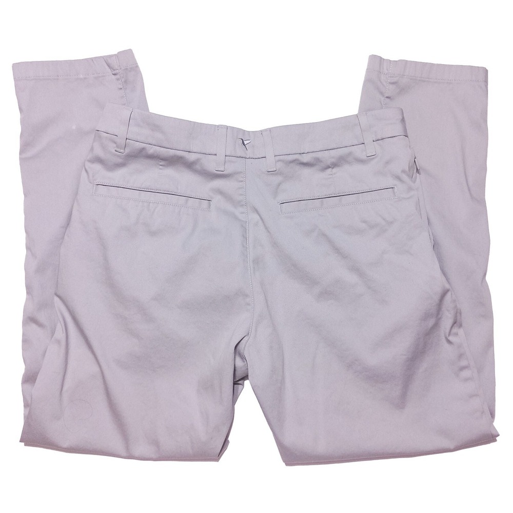 BIRDDOGS Chino Pants Unlined Solid‎ Gray ~ 32 x 27